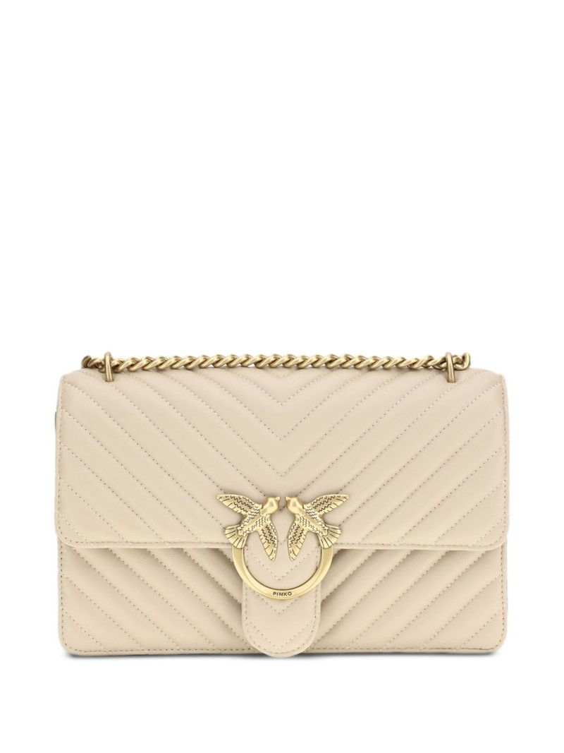 medium Love One chevron-quilted shoulder bag 1