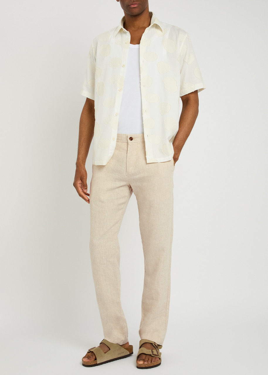 NN07 Theo Linen Trousers - 4