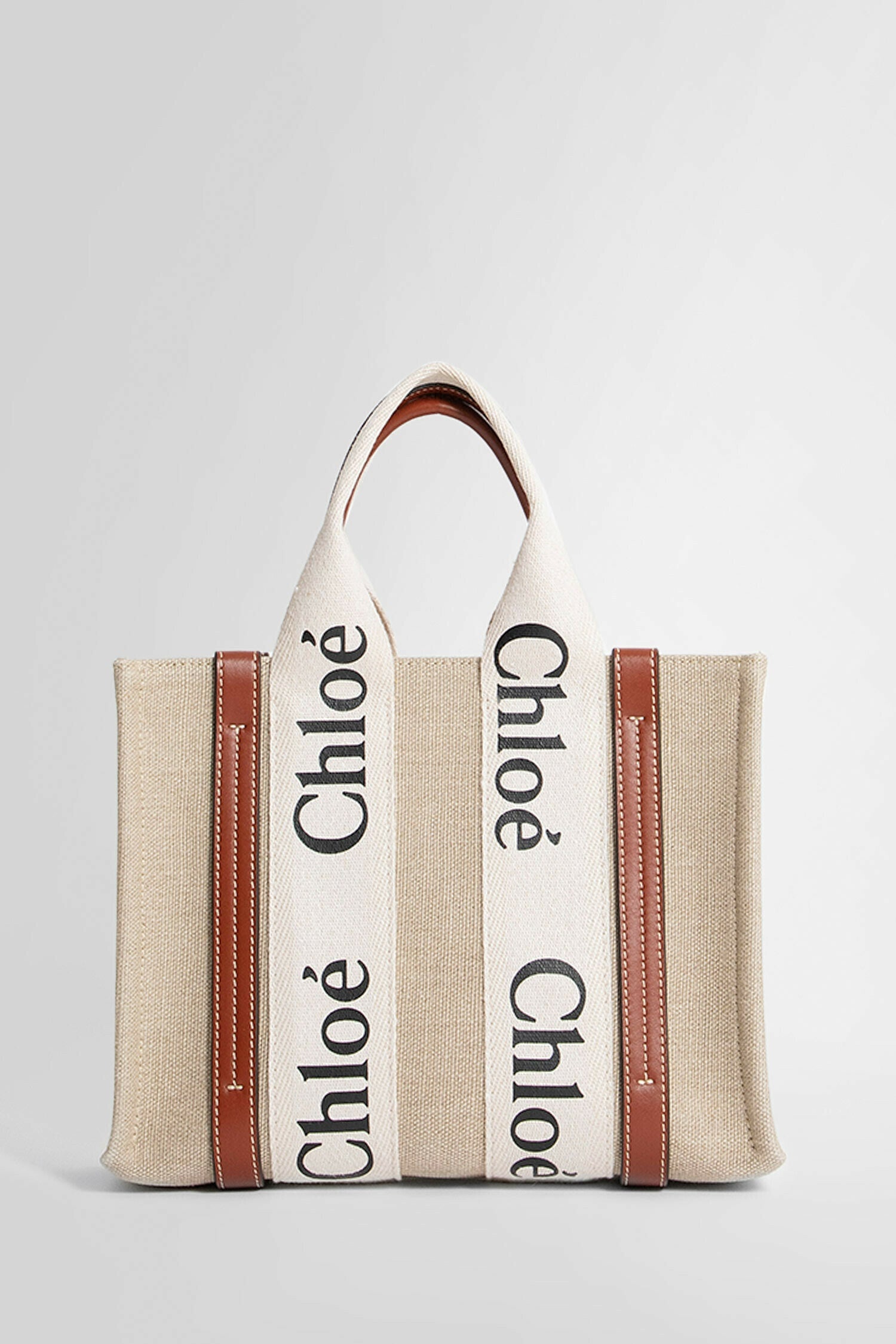 CHLOÉ WOMAN BEIGE TOTE BAGS - 3