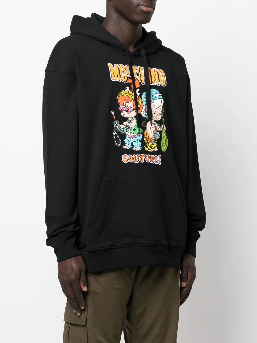 graphic-print pullover hoodie - 3