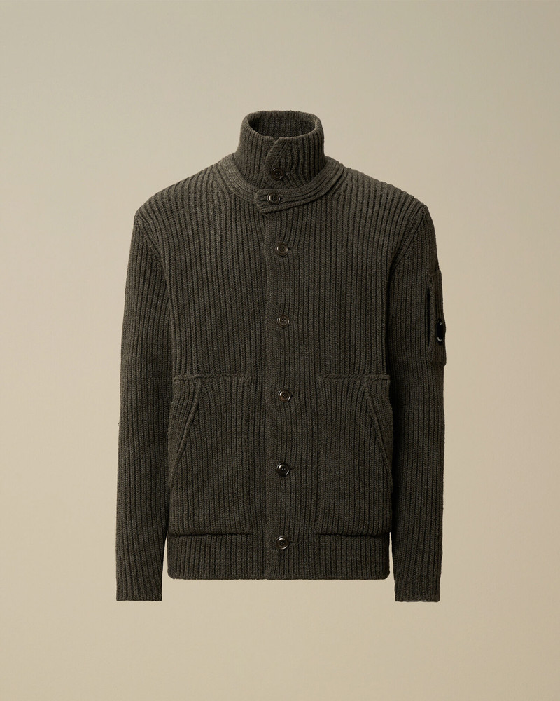Lambswool GRS Button Cardigan 1