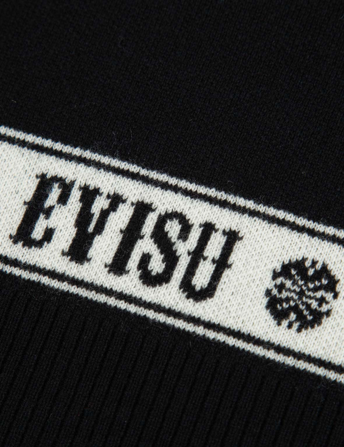 LOGO AND KAMON JACQUARD KNITTED SWEATER - 9