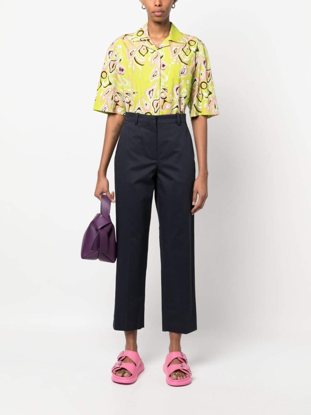 cropped tailored trousers - 2