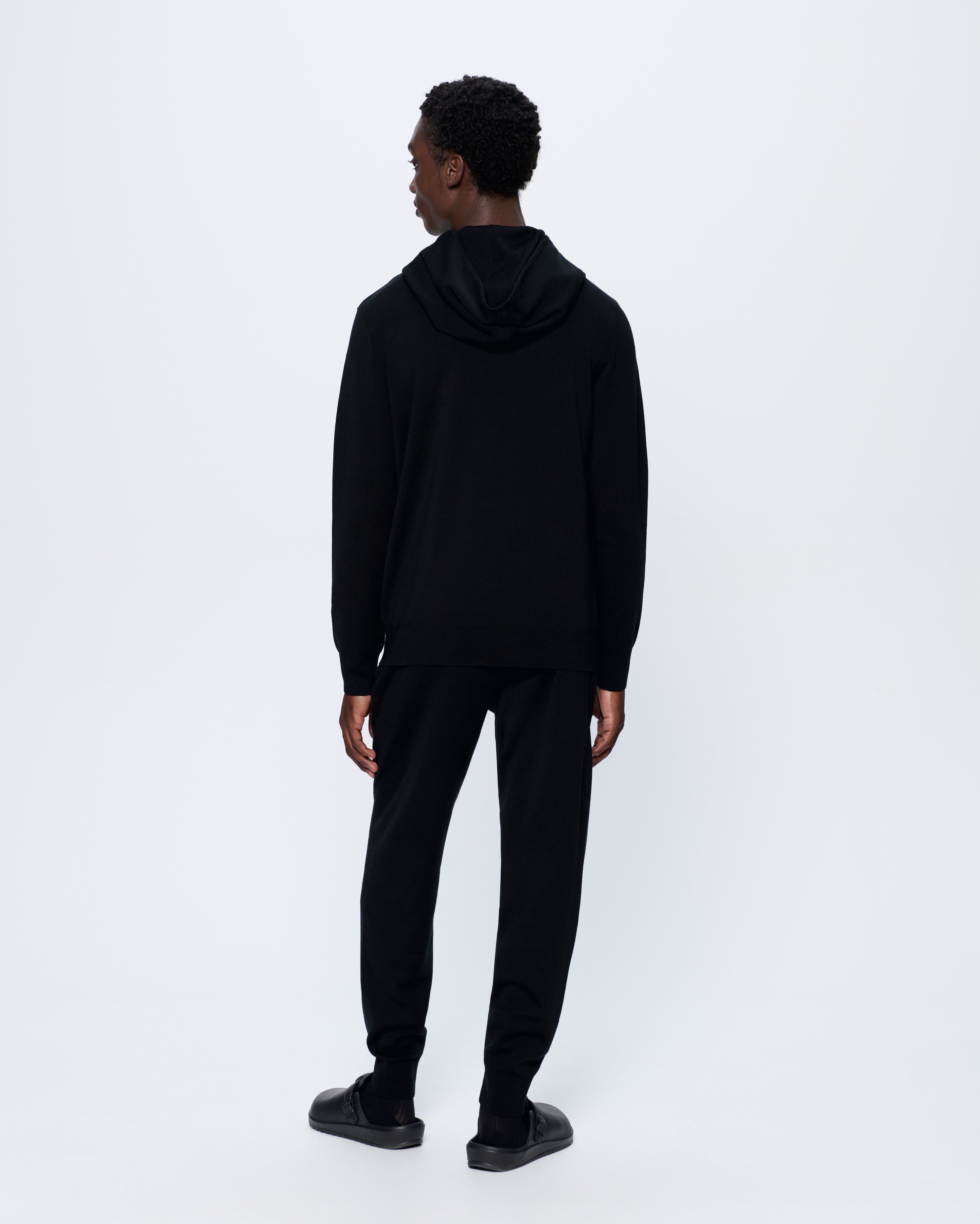 Mens DNA Regenerative Merino Wool Track Pants - Black - 5