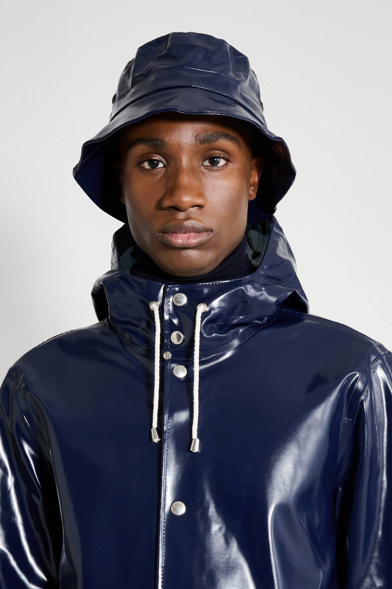 Stutterheim Beckholmen Opal Bucket Hat Navy outlook