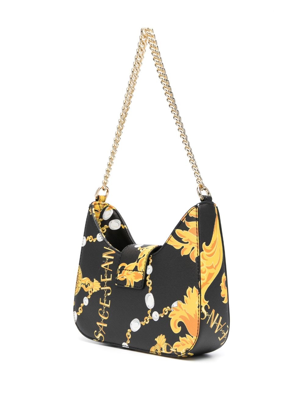 Chain Couture-print crossbody bag - 4