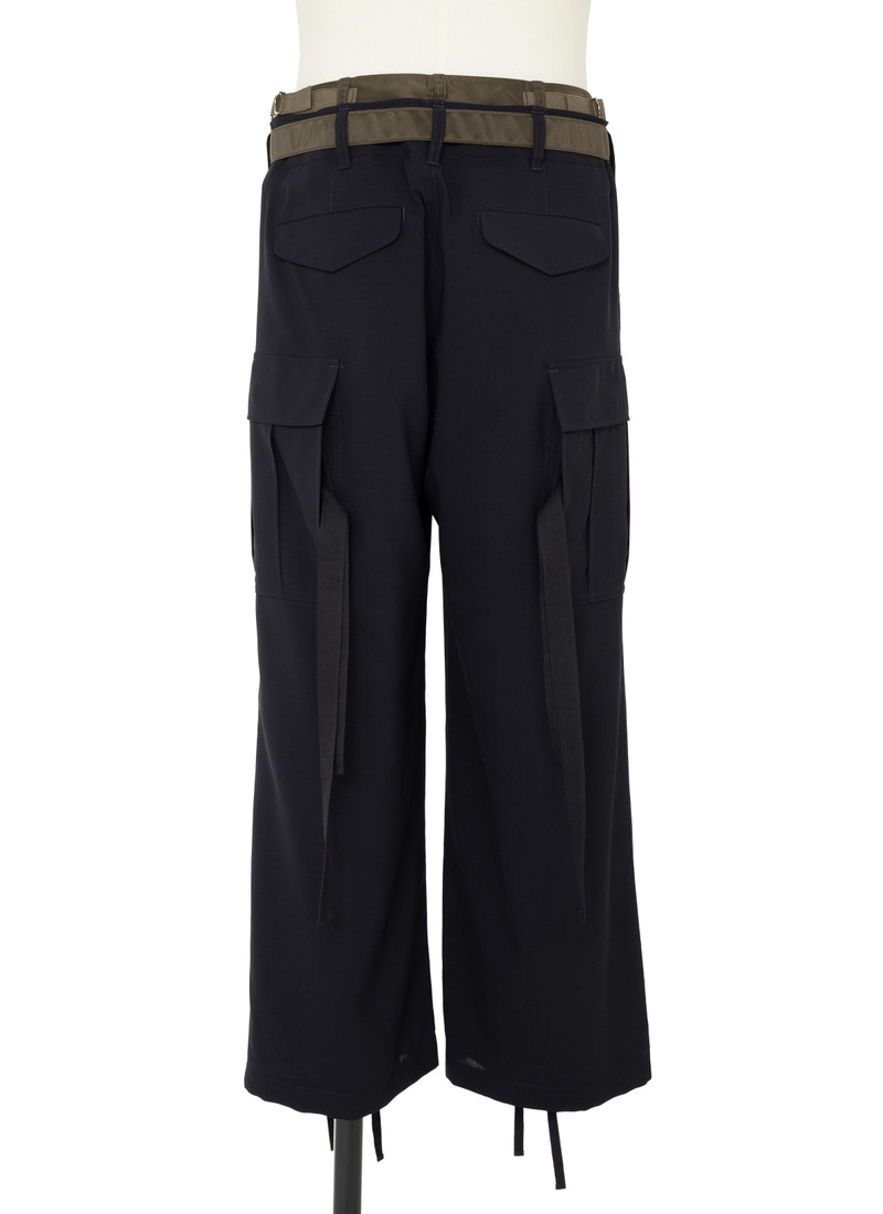 Wool Suiting x Nylon Twill Pants 4