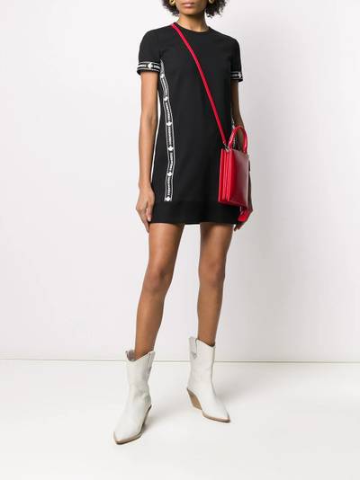 DSQUARED2 logo sports virgin wool blend T-shirt dress outlook