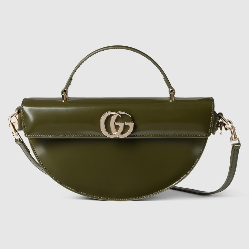 Small half-moon top handle bag 1