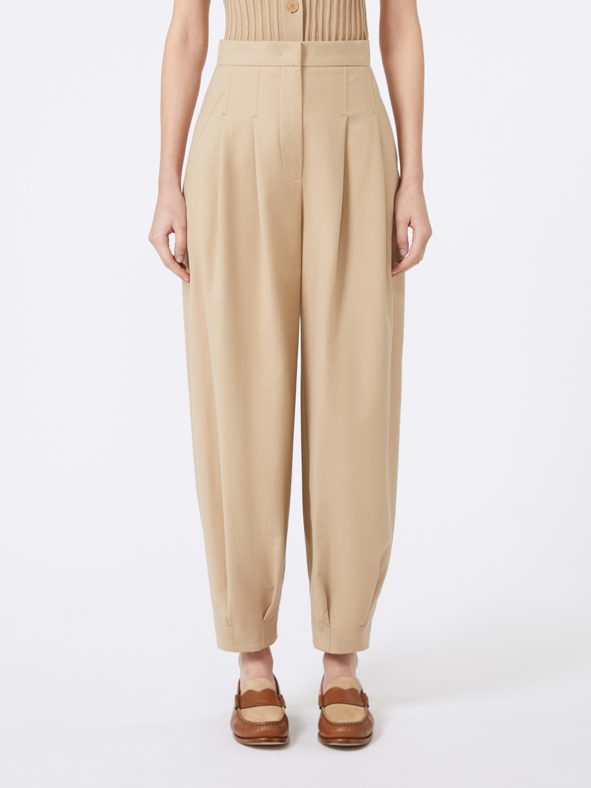 KABUKI Cotton canvas trousers - 3