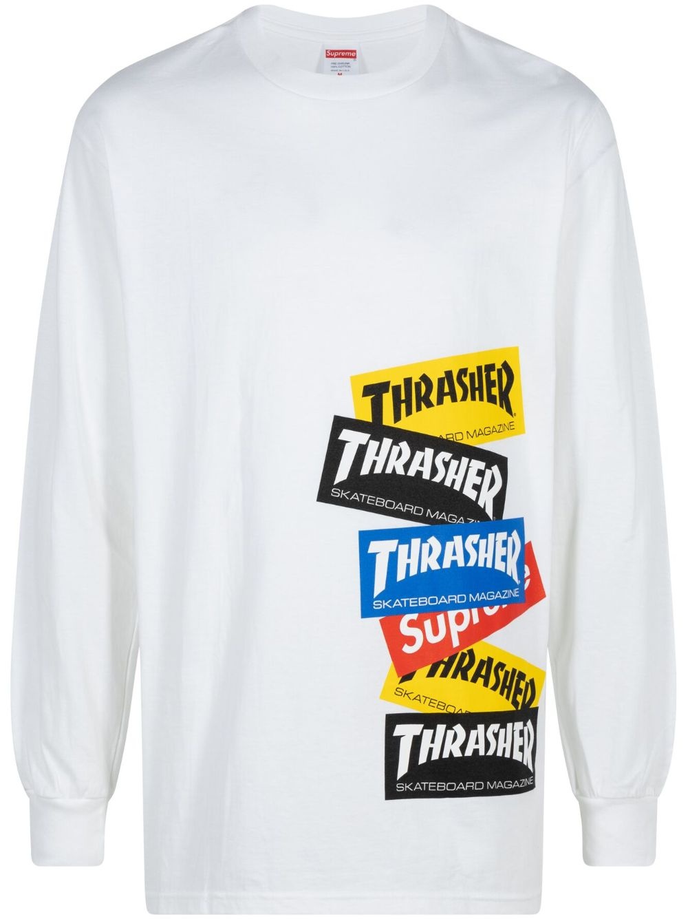 x Thrasher Multi Logo "White" T-shirt - 1