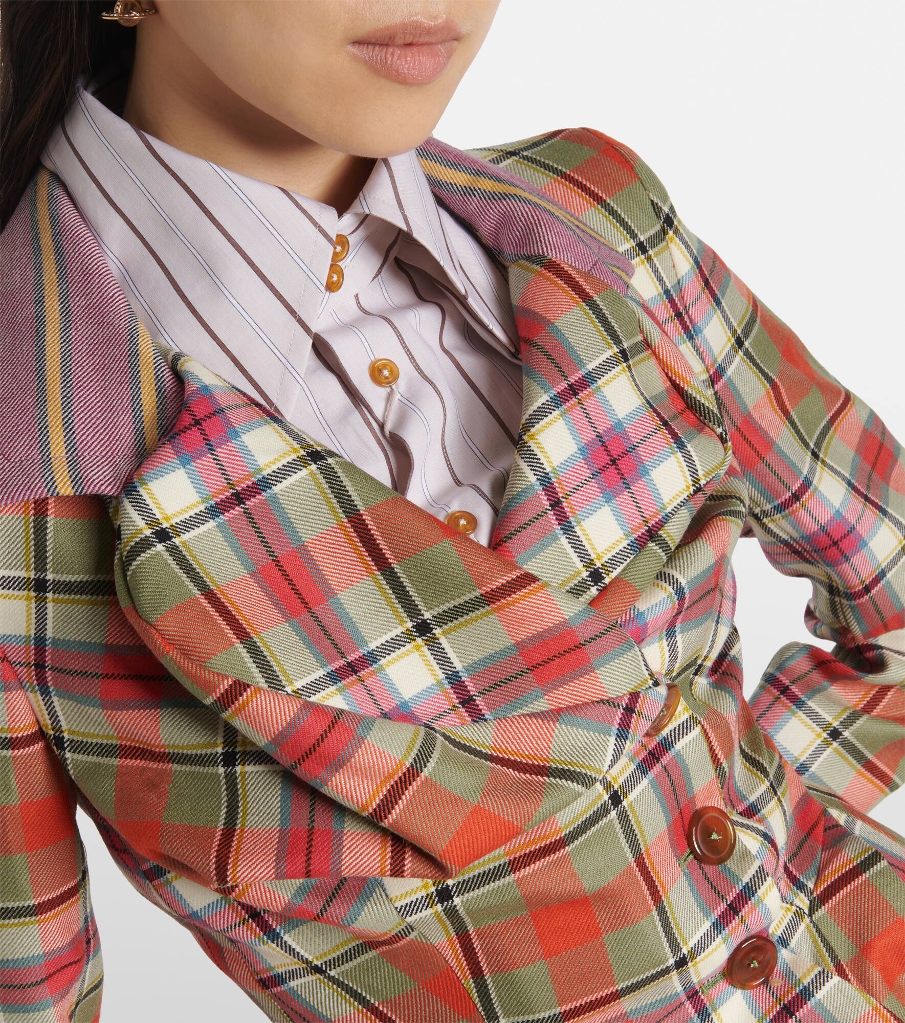 Drunken Tailored checked wool jacket - 4