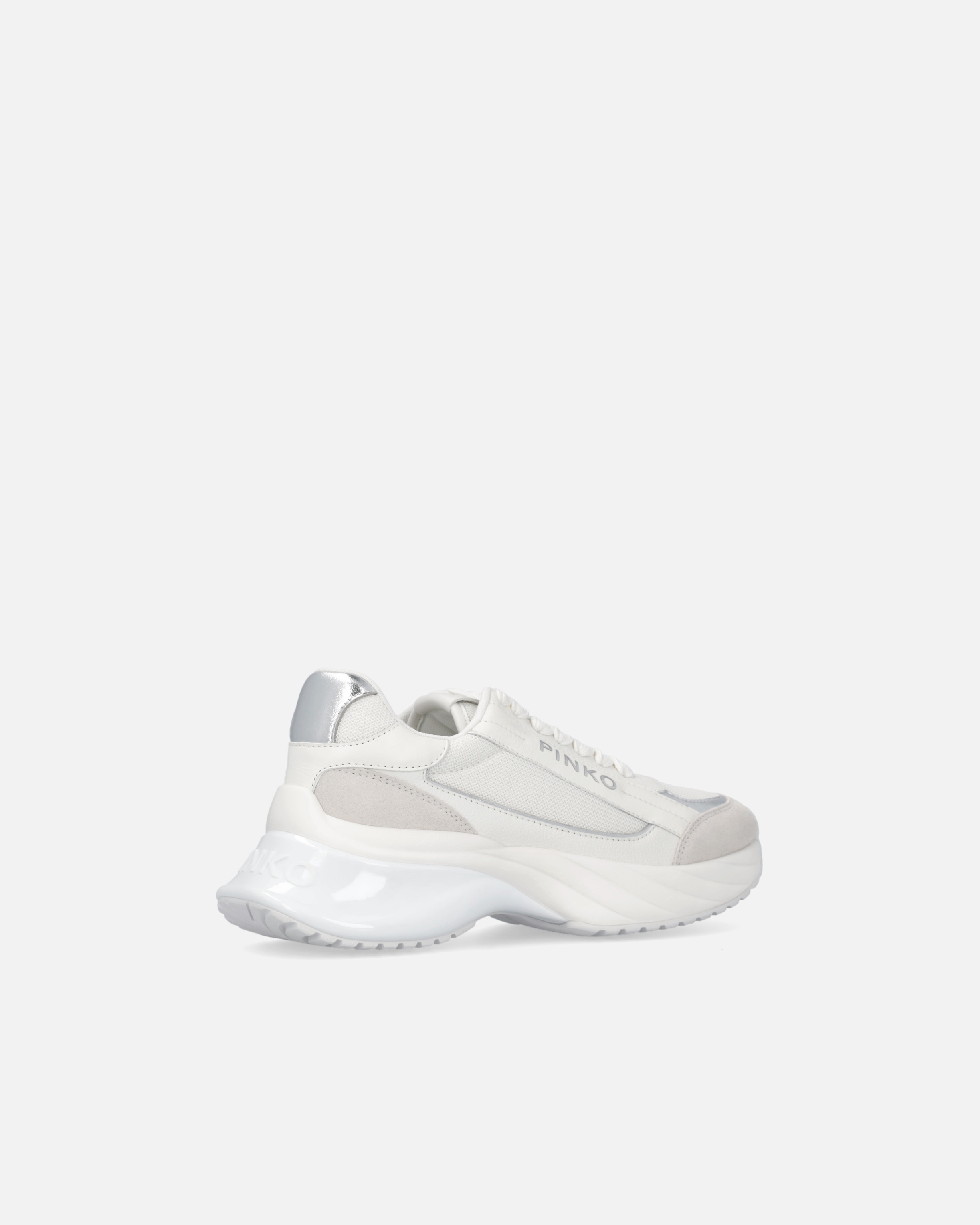 ARIEL SNEAKERS WITH LOGO AND LEATHER AND SUEDE DETAILS - 3