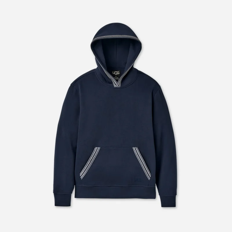 ® Men's Tasman Hoodie Cotton Blend/Recycled Materials Tops in Mariner - 1
