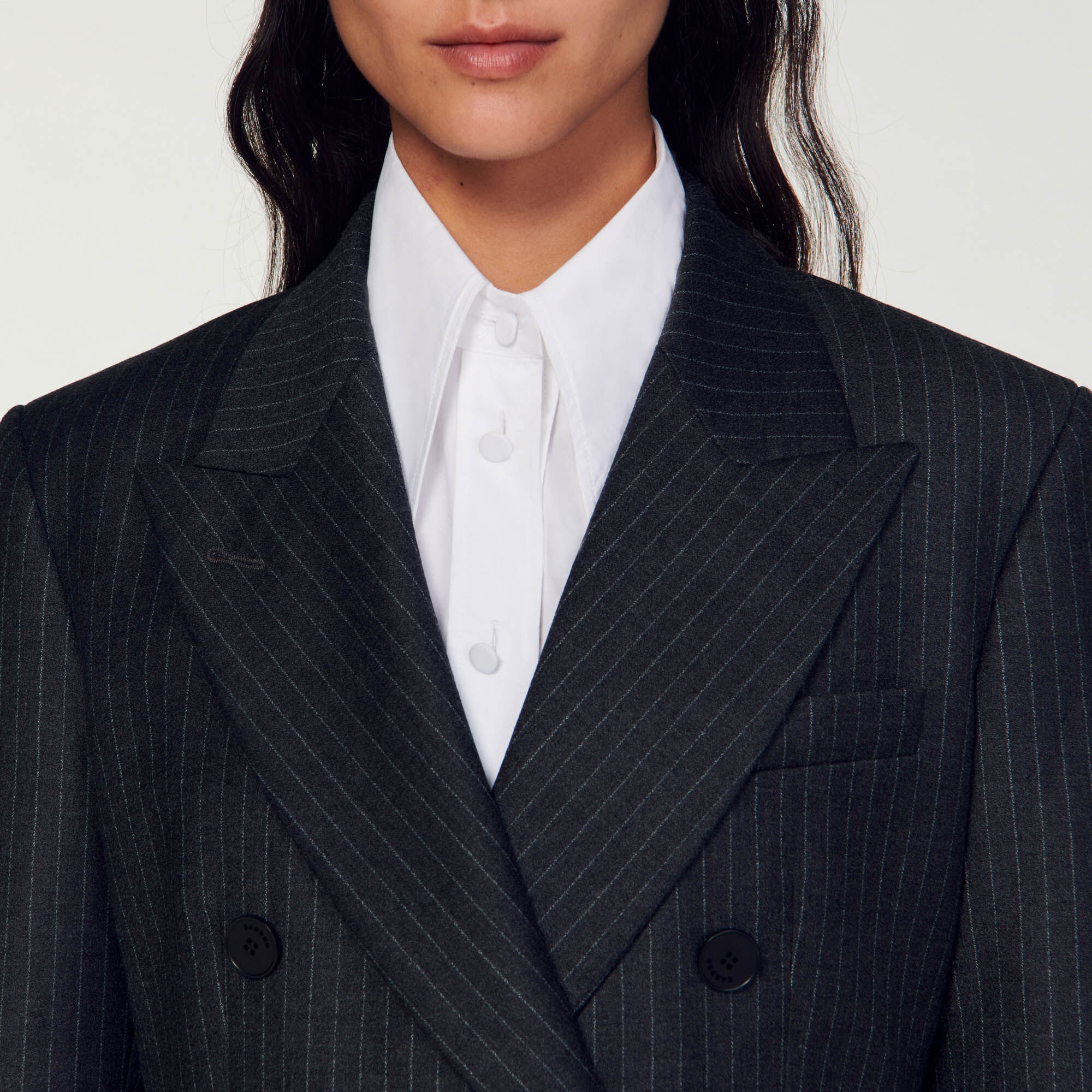 STRIPY SUIT JACKET - 4