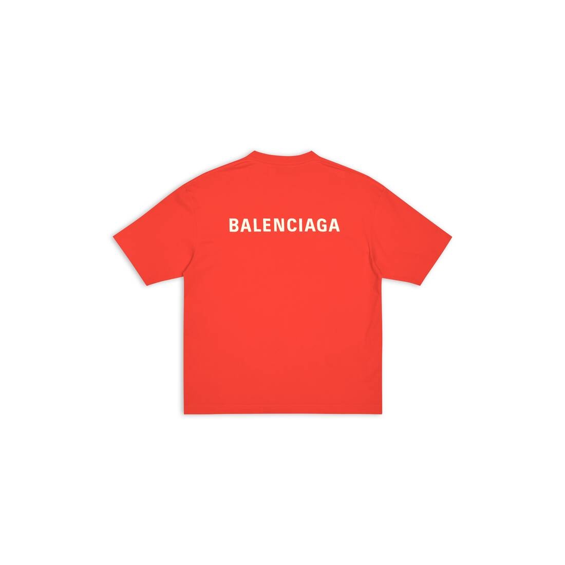BALENCIAGA Men's Balenciaga T-shirt Regular Fit in Red