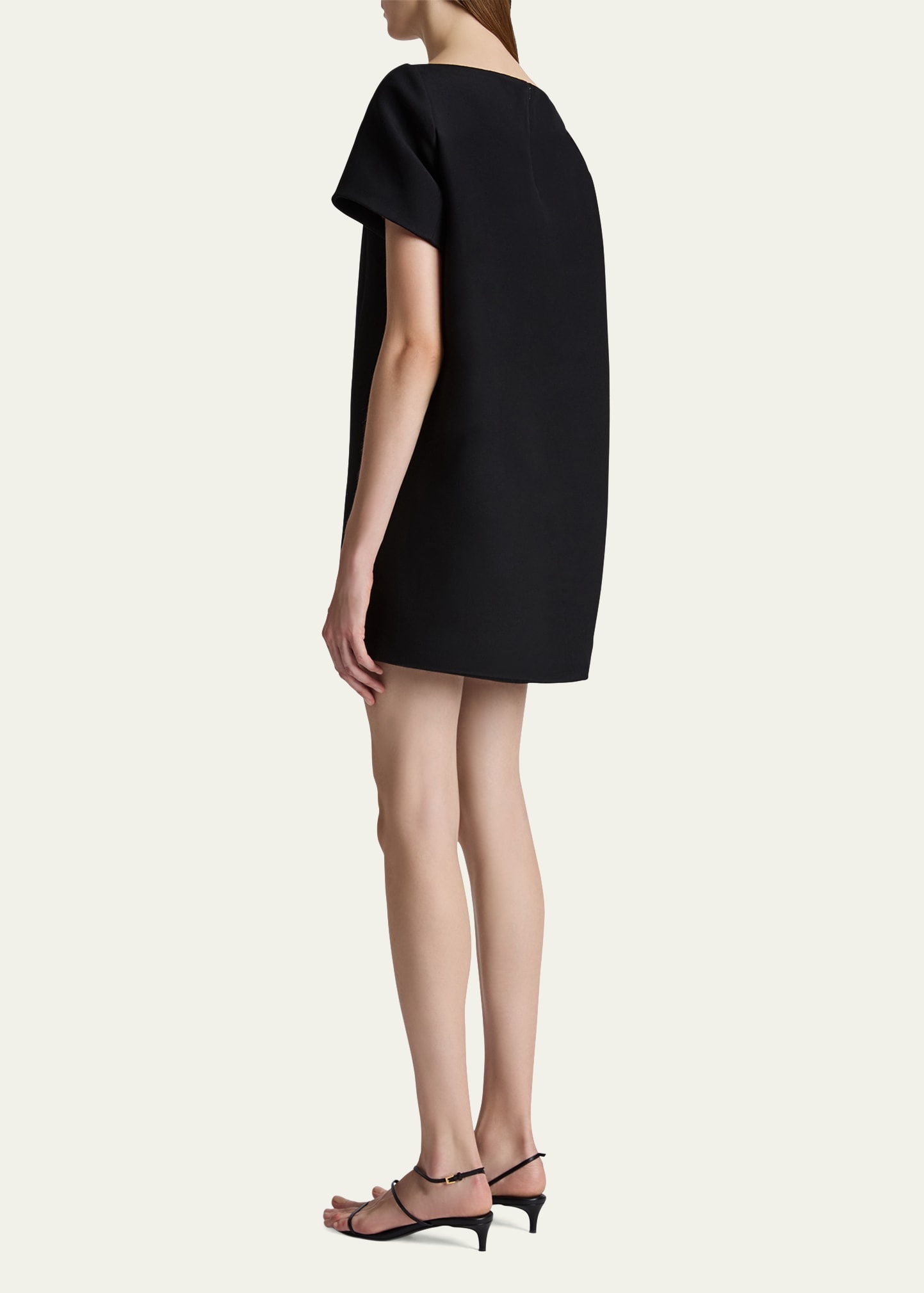Benji Square-Neck Short-Sleeve Mini Dress - 3
