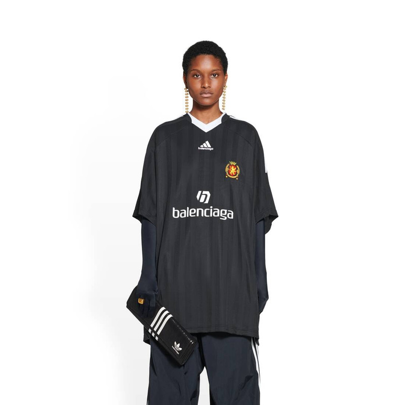 Women's Balenciaga / Adidas Wallet On Strap  in Black 3