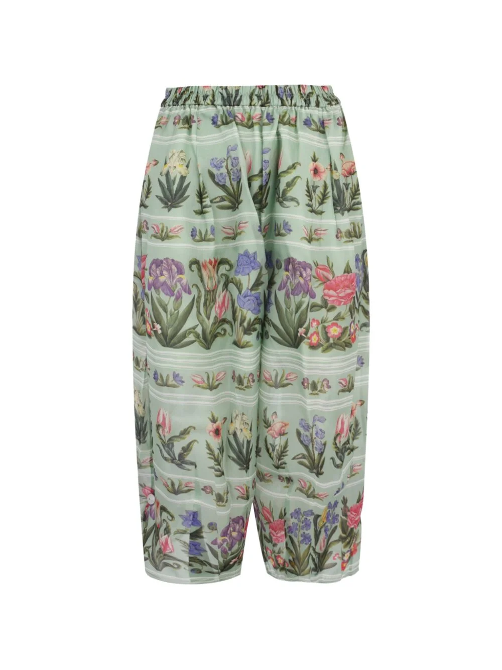Pita floral-print organza trousers - 1