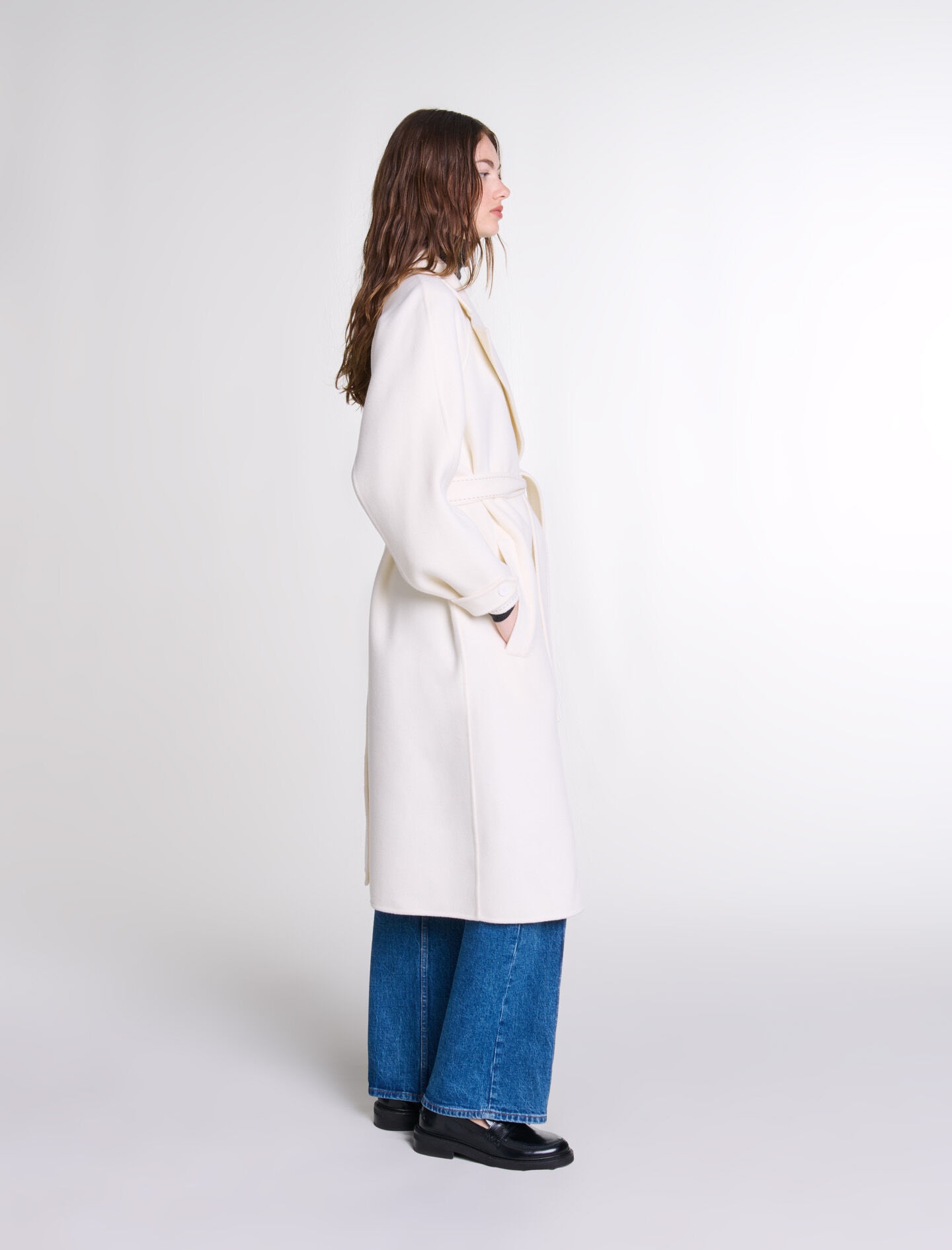 Double-faced mid-length coat - 3