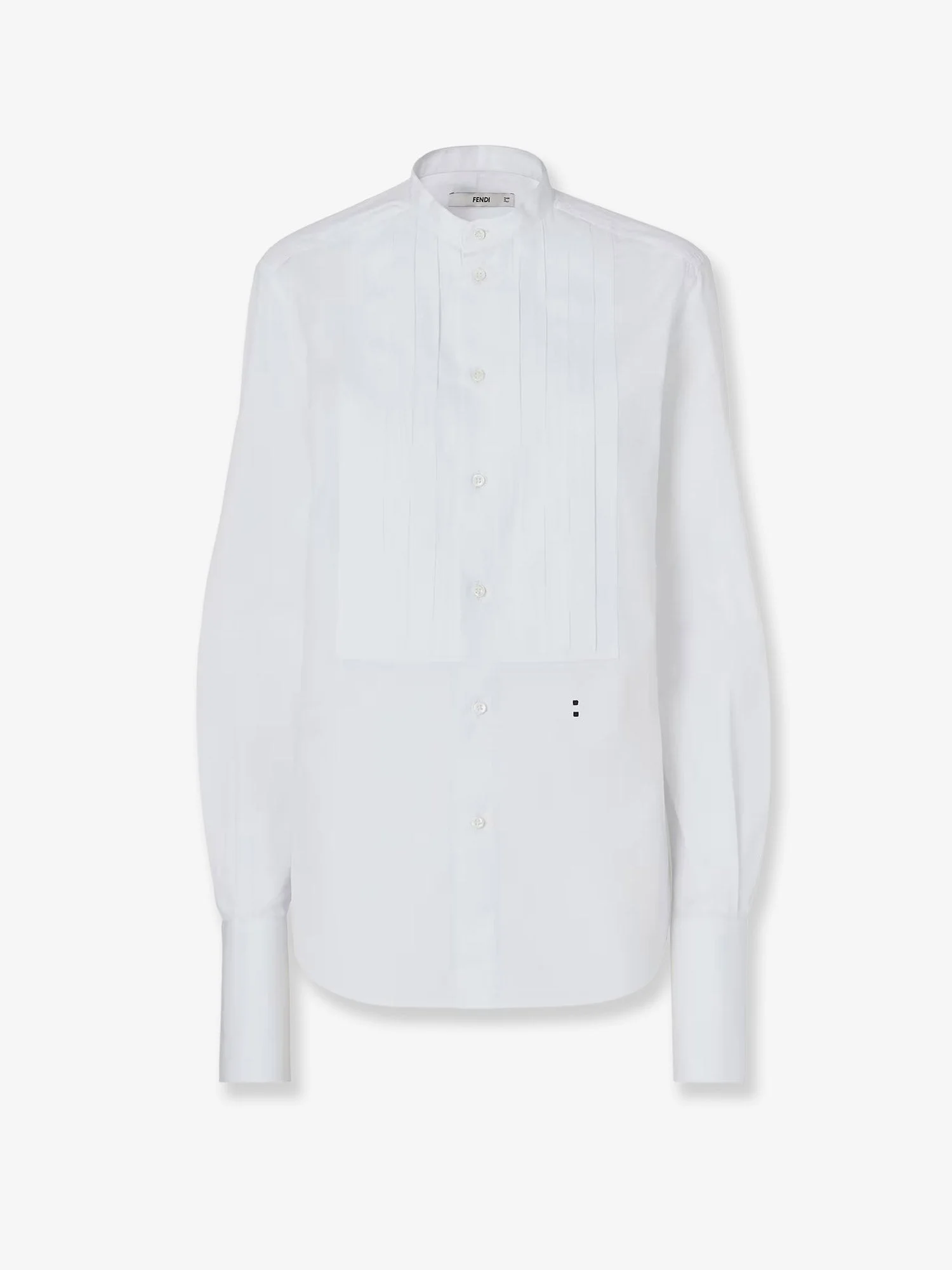 White Popeline Shirt - 1