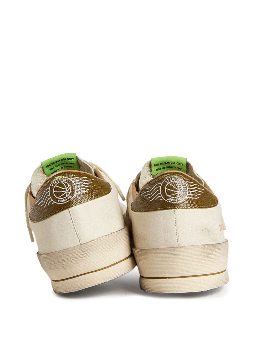 Stardan star-printed leather sneakers - 3