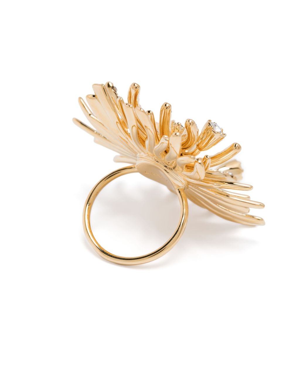 flower-detailed ring - 3