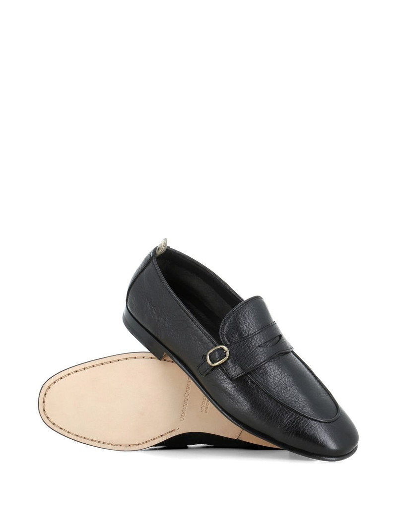 buckle leather monk shoes 5