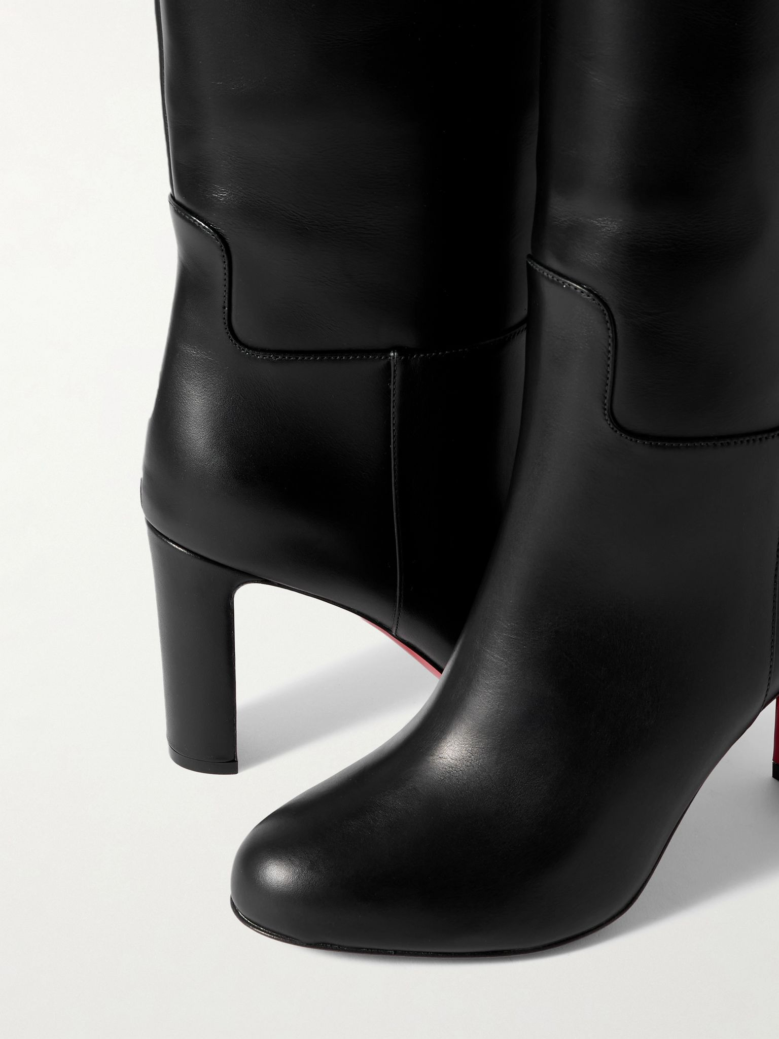 Loo Botta 85 leather knee boots Black - 4