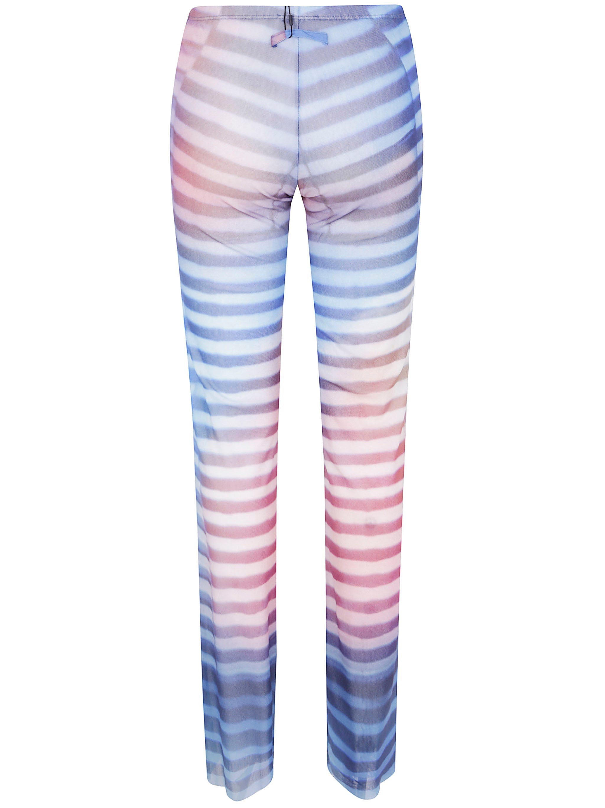 Jean Paul Gaultier Women Mesh Trouser Printed "Air" - 3