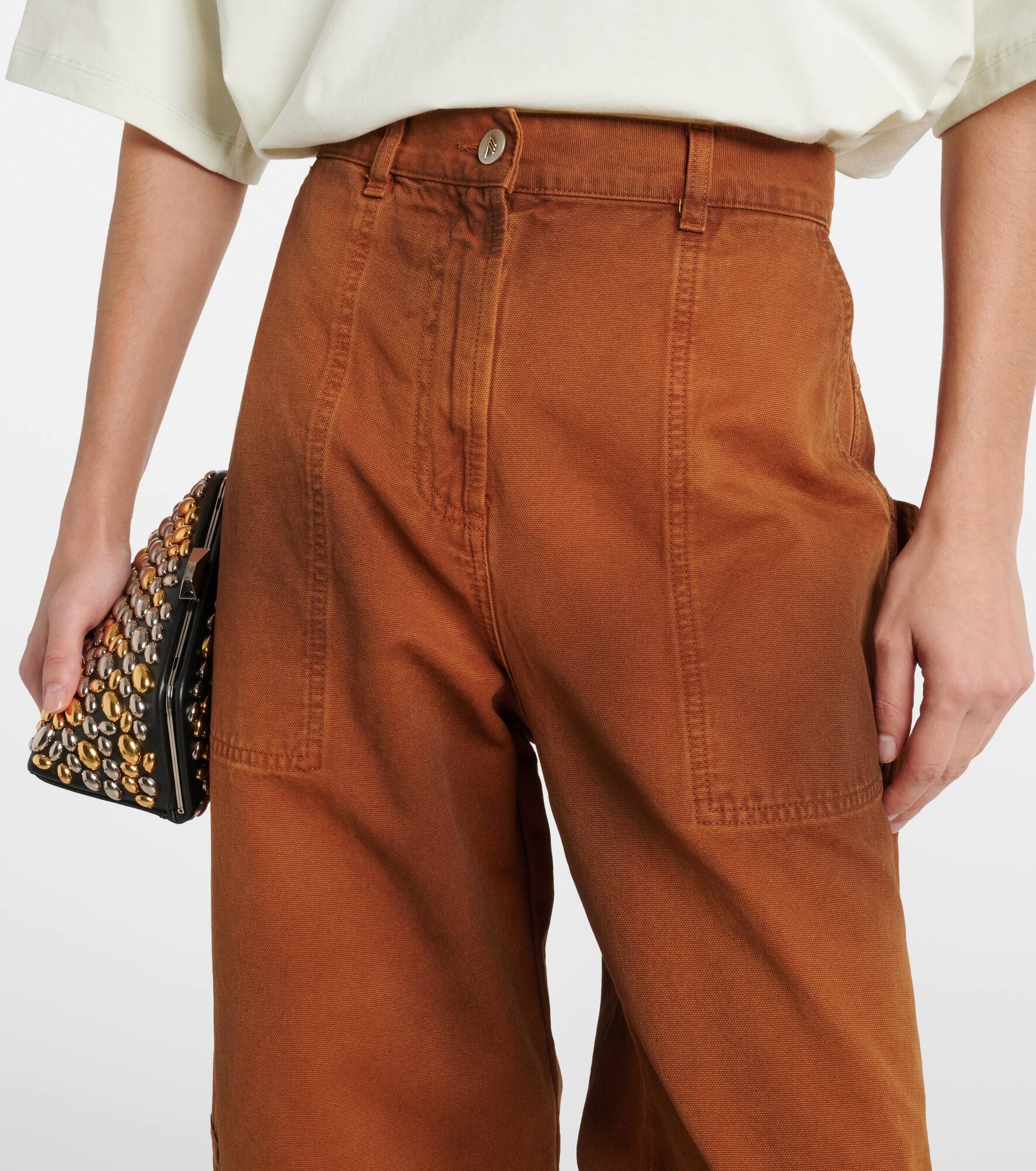 Oversized wide-leg jeans - 4