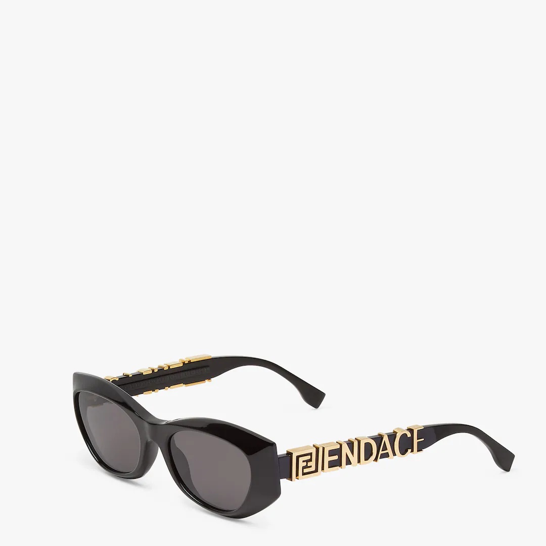 Fendace Logo black acetate sunglasses - 2