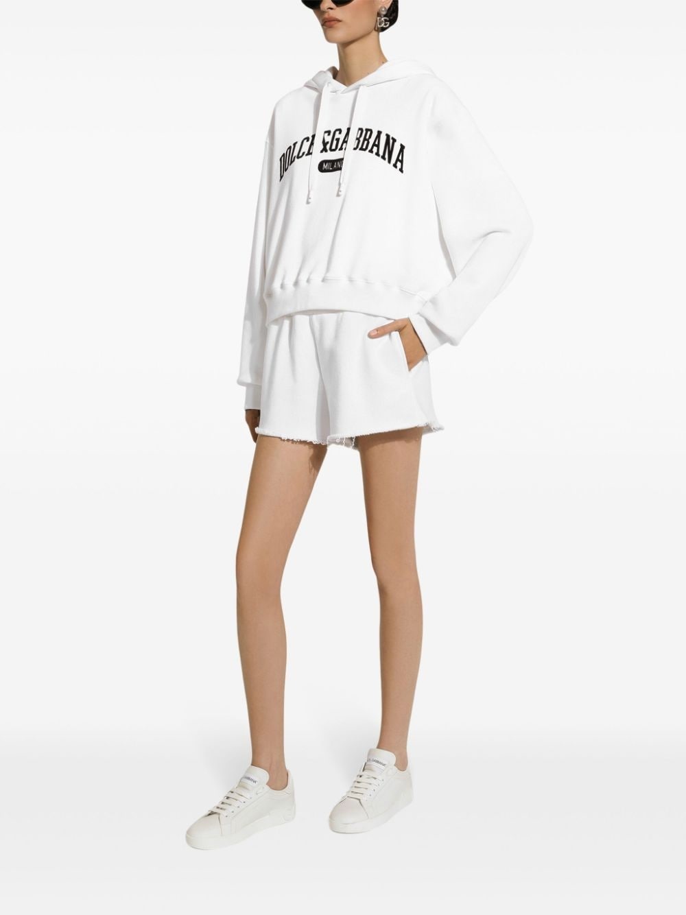 logo-print hoodie - 3