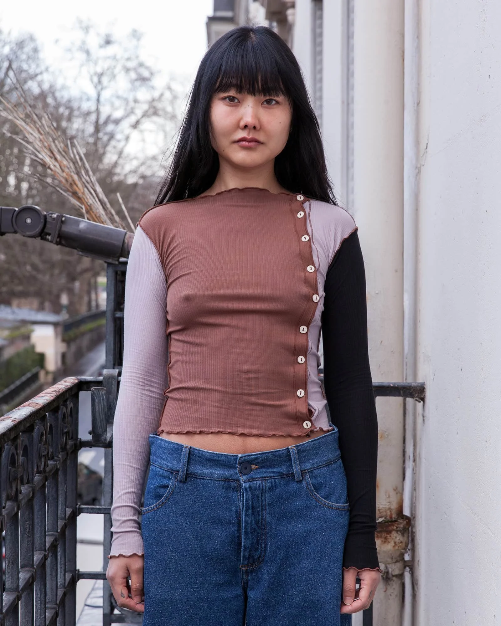 Ponere Cardigan
- Fine Cotton Rib - 1