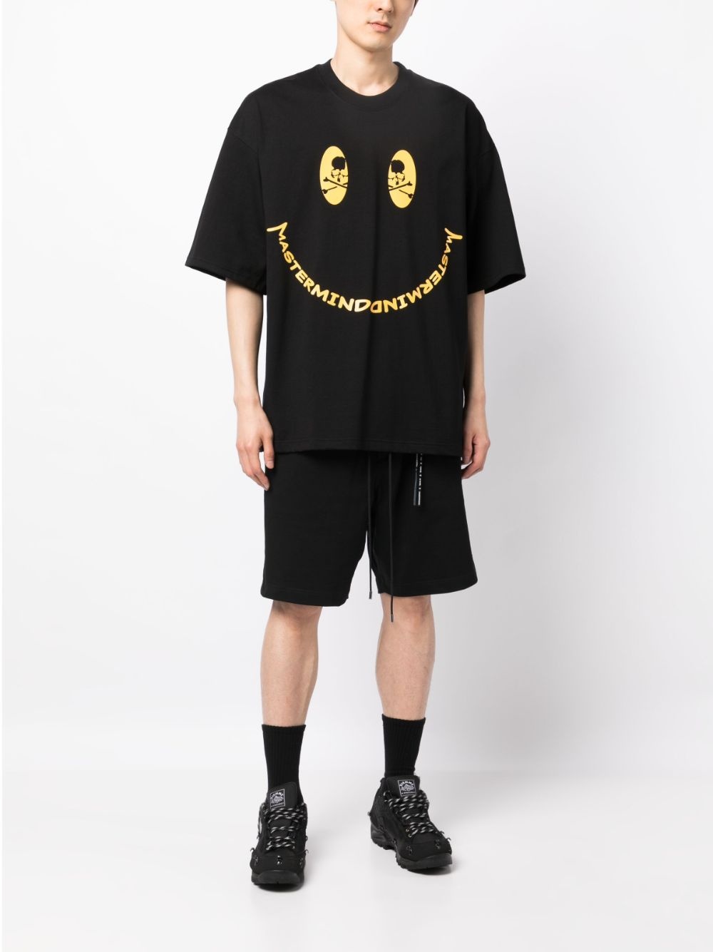 logo-print drawstring bermuda shorts - 2