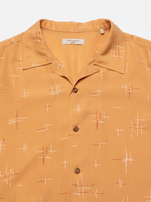 Arvid 50s Hawaii Shirt Ochre - 4