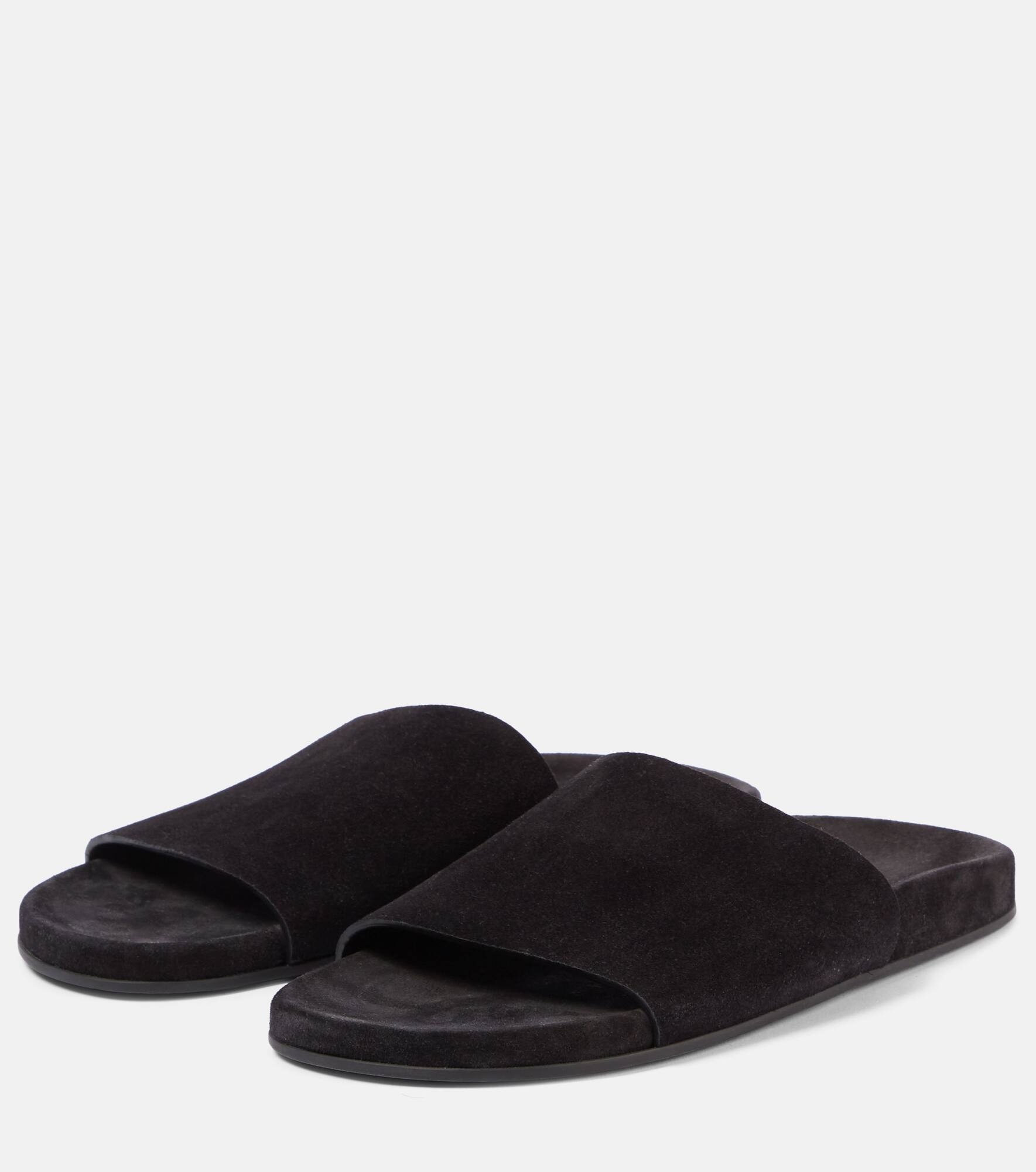 Hugh suede slides - 4
