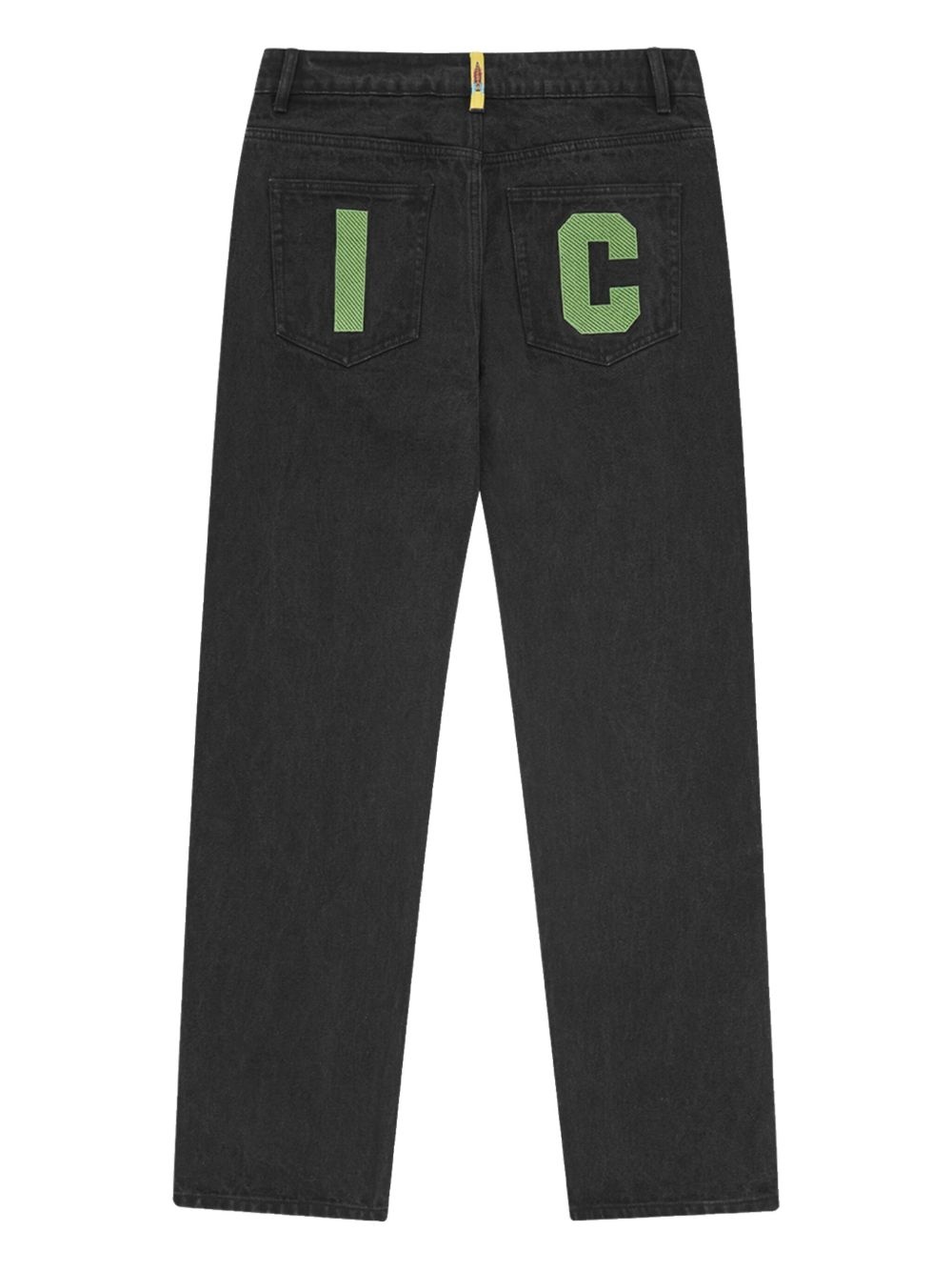 logo print jeans - 2