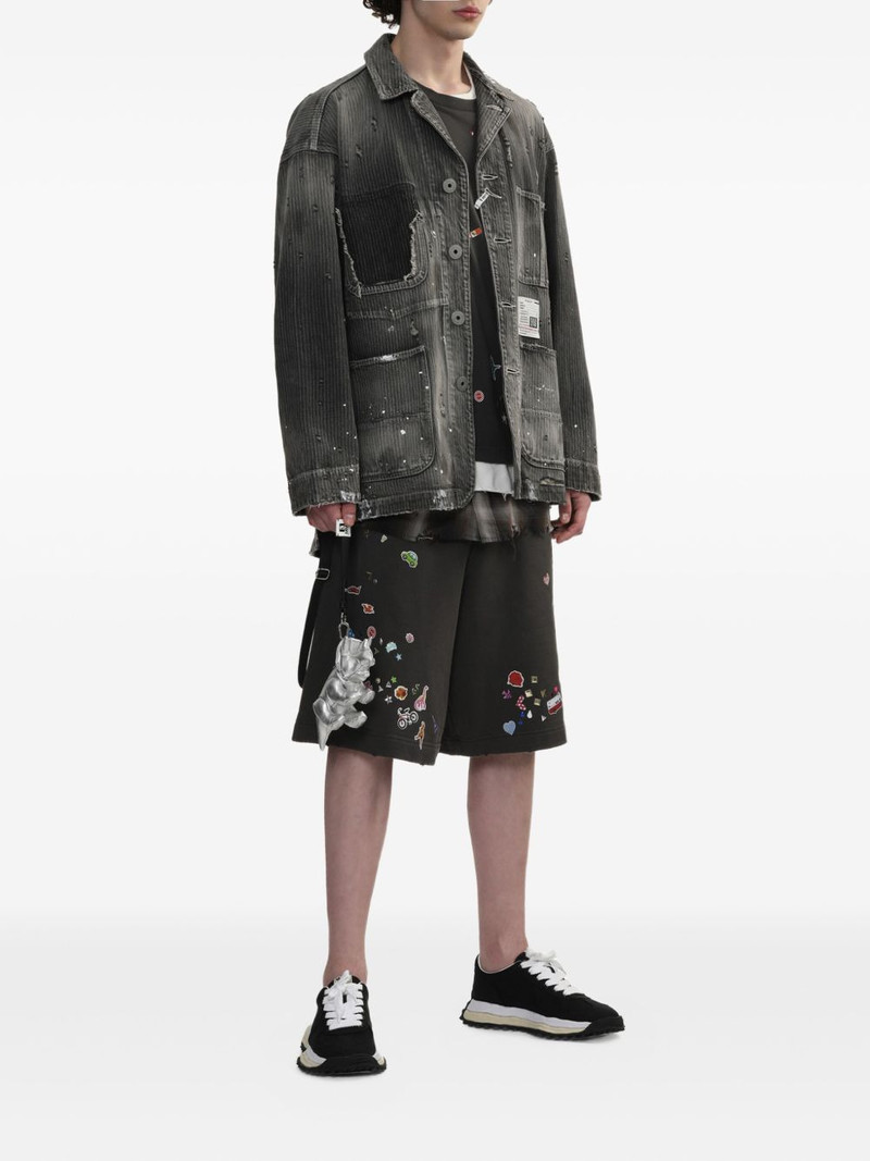 Maison MIHARAYASUHIRO embroidered patch shorts outlook