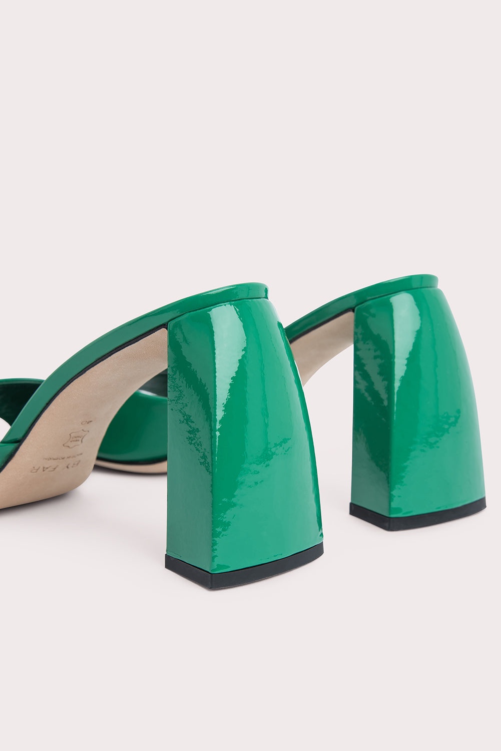 Michele Clover Green Patent Leather - 5