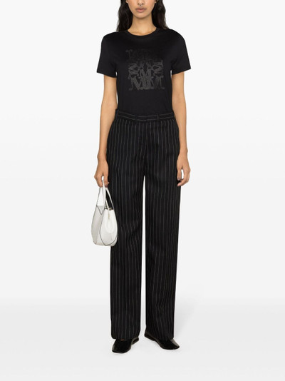 Max Mara logo-embroidered cotton T-shirt outlook