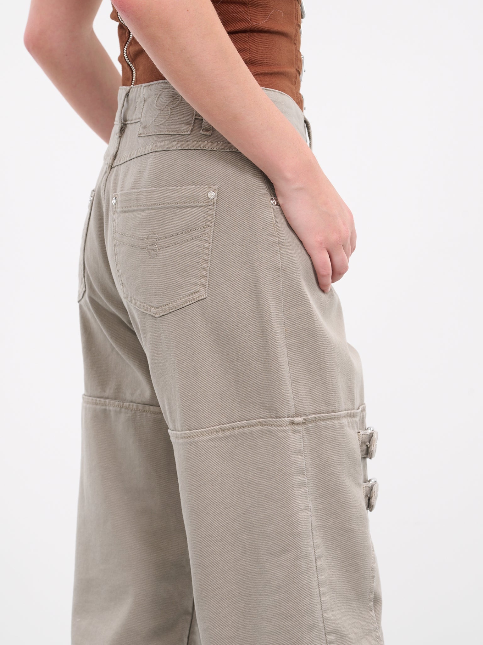 Buckle Boyfriend Jeans - 5