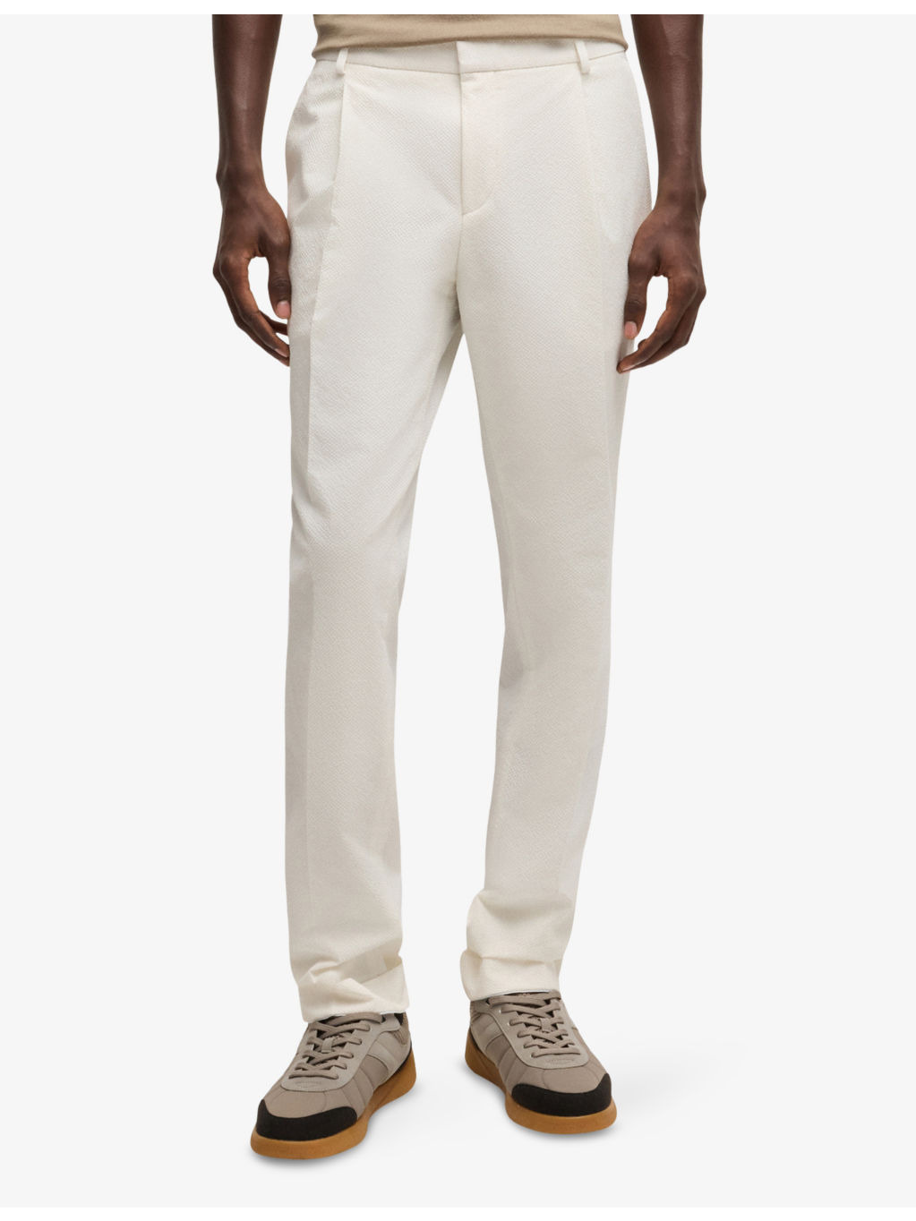 Slim-Fit Single-Breasted Woven Suit - 6