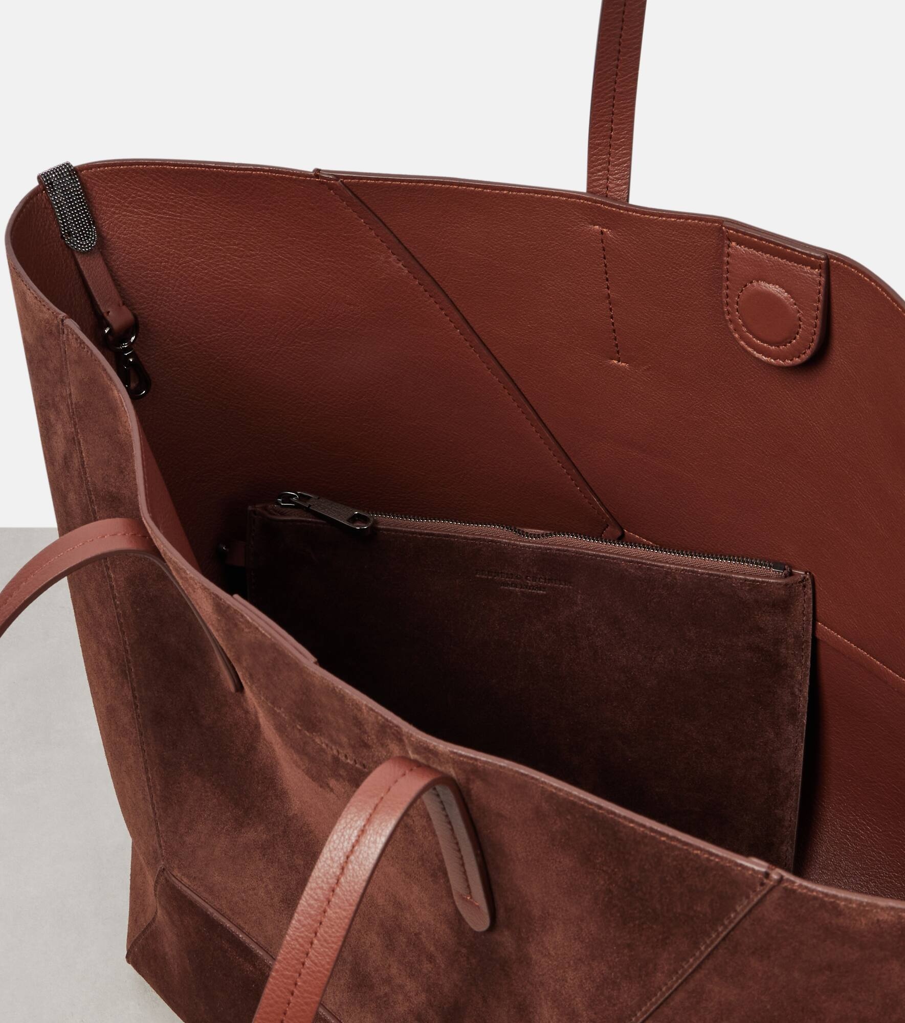 BC Duo Large suede tote bag - 3