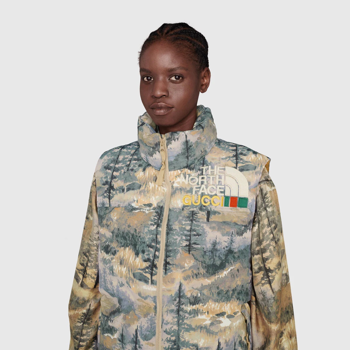 The North Face x Gucci padded vest - 7