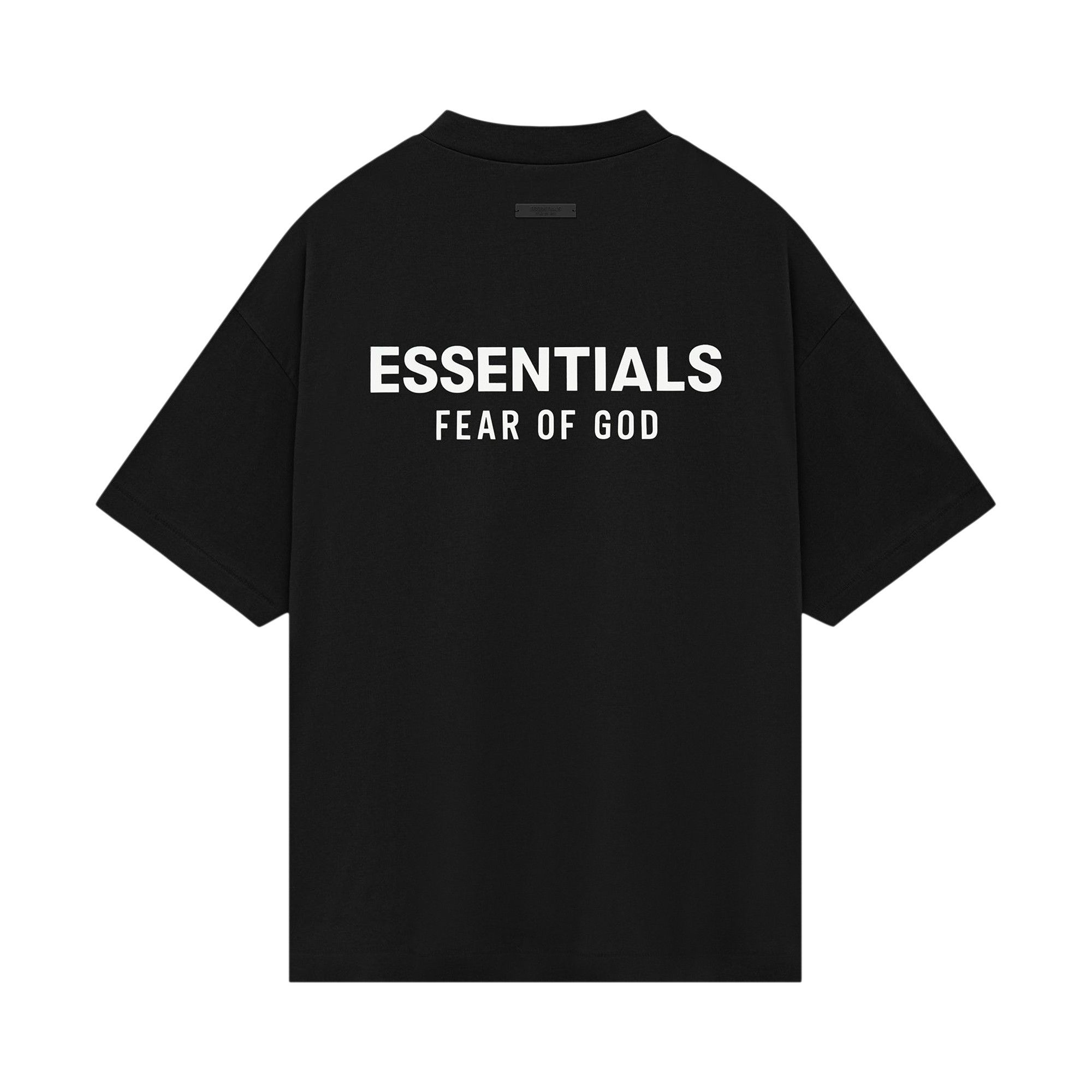 Fear of God Essentials Jersey Crewneck Tee 'Black' - 2