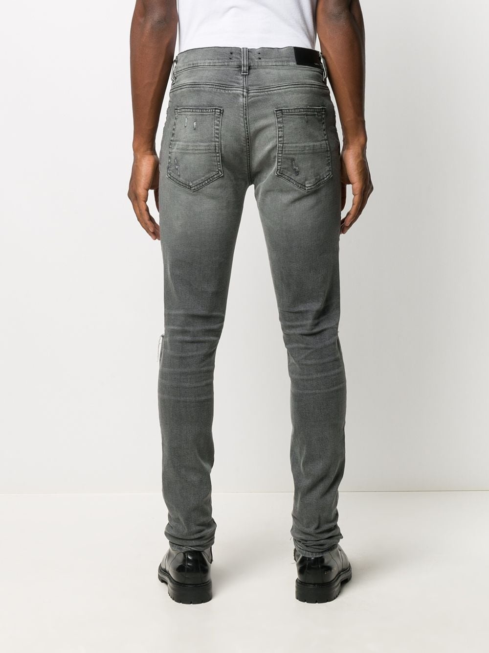 ripped slim-fit jeans - 4