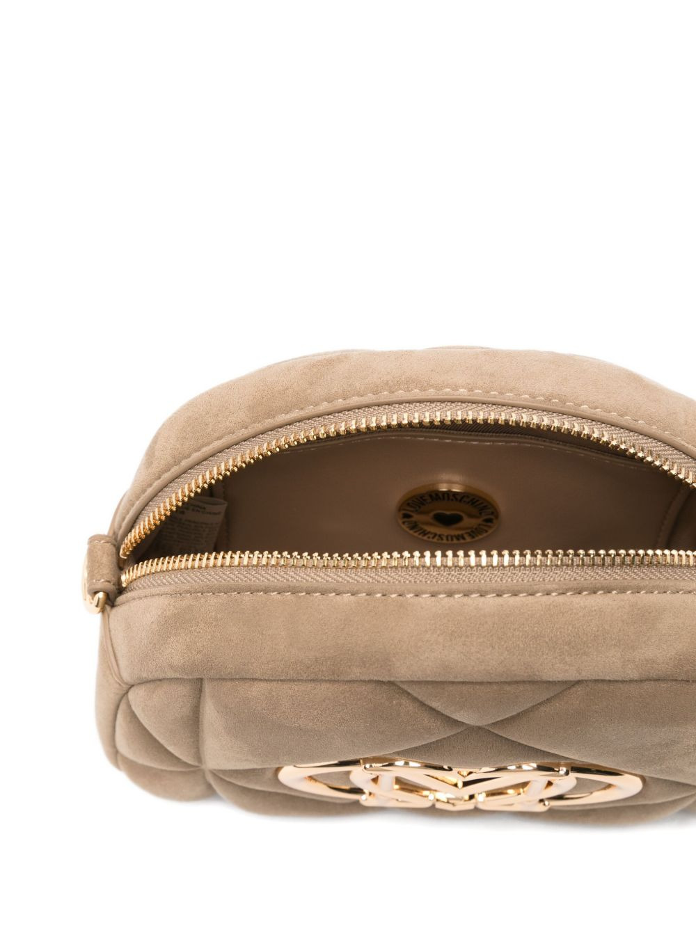 quilted logo-plaque cross body bag - 5