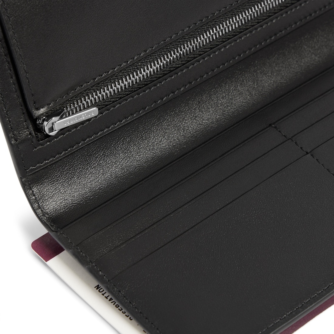 Men's Passport Long Wallet 1 Ticket in Balenciaga Grey - 4
