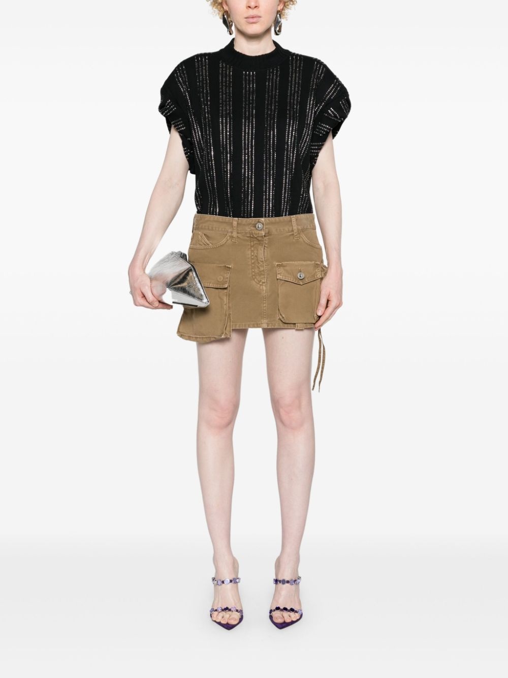 Laurie crystal-embellished T-shirt - 2